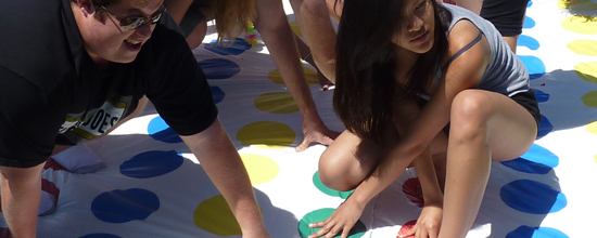 Students Playing Twister